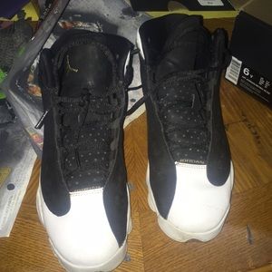 Black and white retro 13s